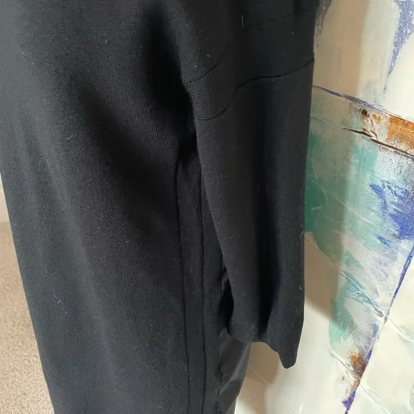 🖤VINCE🖤 Black Wool Mixed Media Dress - Picture 4 of 11